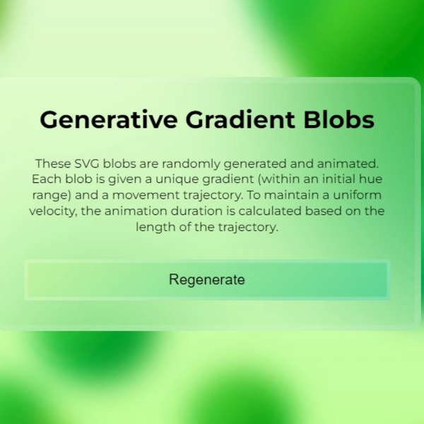 Generative Gradient Blobs