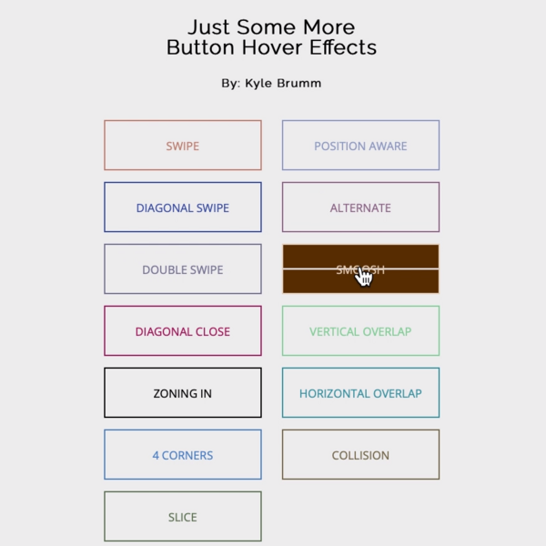Button Hover Effects
