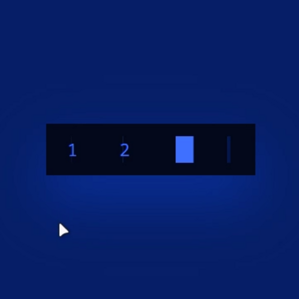 Passcode With Sliding Cursor